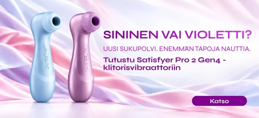 Sininen vai violetti? Tutustu uusiin Satisfyer Pro 2 Gen4 -klitoriskiihottimiin Desirel.fi-verkkokaupassa | Sex Shop Suomi Desirel.fi
