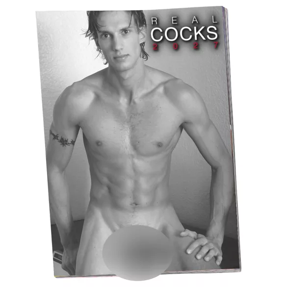 Real Cocks 2027 - eroottinen seinäkalenteri (1 kpl)