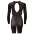 NO:XQSE - seksikäs catsuit - verkkokangas - musta - M/L