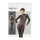 NO:XQSE - seksikäs catsuit - verkkokangas - musta - XL/XXL