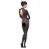 NO:XQSE - seksikäs catsuit - verkkokangas - musta - XL/XXL