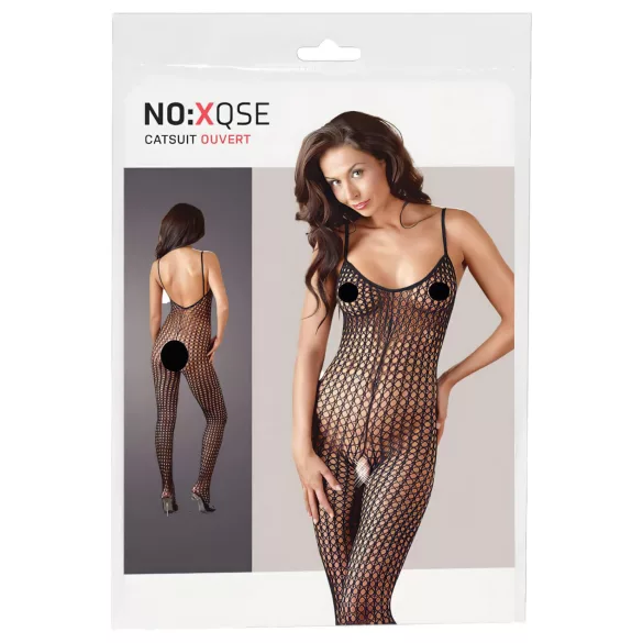 NO:XQSE - Avoin verkkohaalari (musta) - XL/XXL