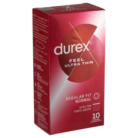 Durex Feel Ultra Thin - Erittäin realistiset kondomit (10 kpl)
