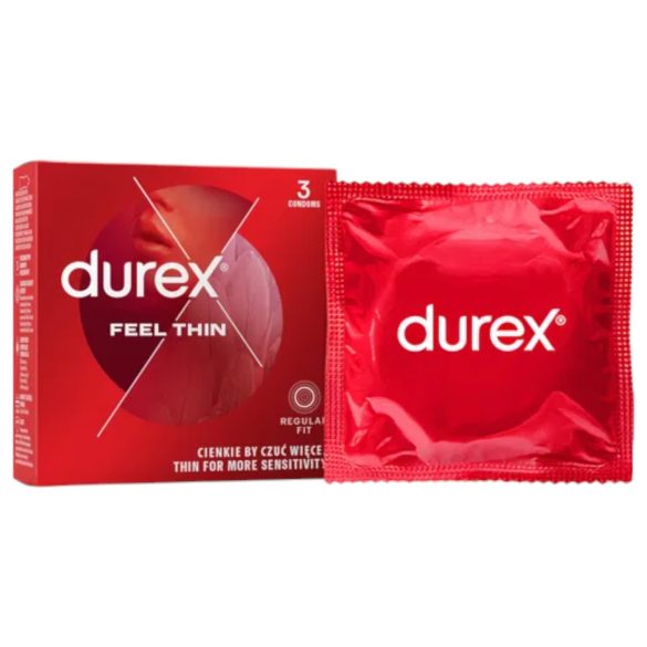 Durex Feel Thin - luonnollinen tunne kondomi (3 kpl)