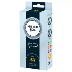 Mister Size - ohut kondomi - 53 mm - 10 kpl