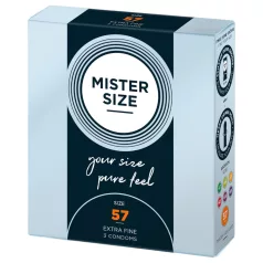 Mister Size - ohut kondomi - 57 mm - 3 kpl