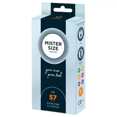 Mister Size - ohut kondomi - 57mm - 10 kpl