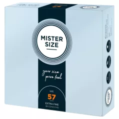 Mister Size - ohut kondomi 57mm - 36 kpl