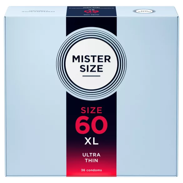 Mister Size - ohut kondomi - 60 mm - 36 kpl