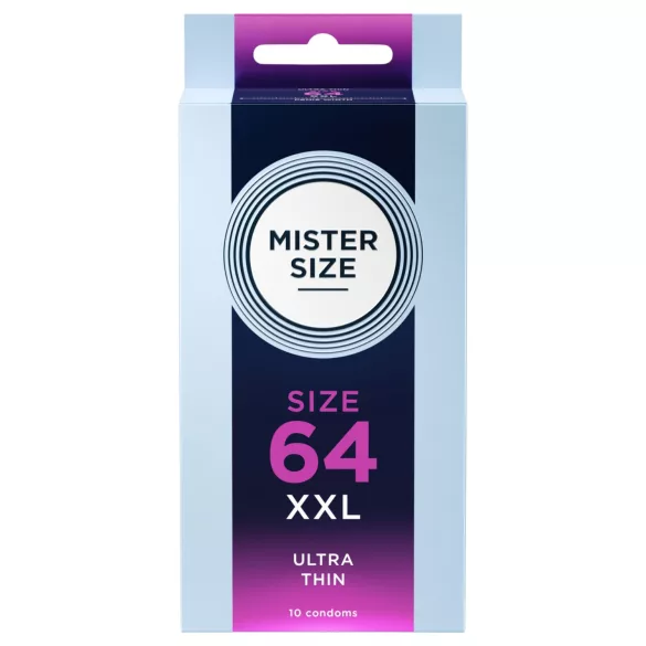 Mister Size - ohut kondomi - 64 mm - 10 kpl