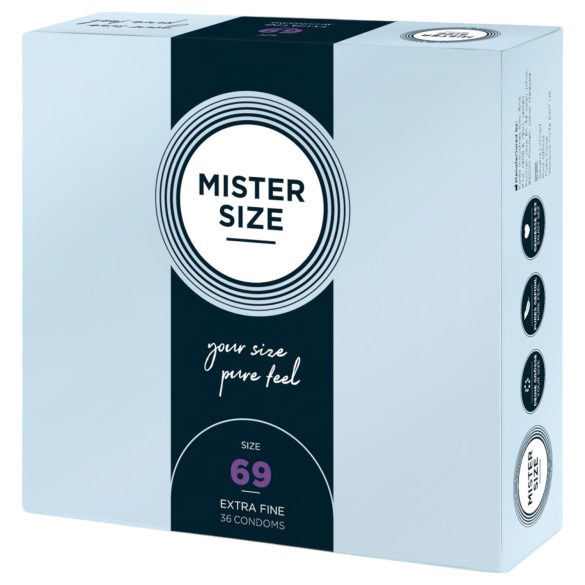 Mister Size ohut kondomi - 69mm (36 kpl)