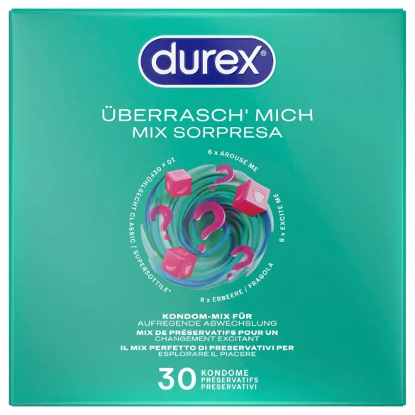 Durex Surprise Me - kondomipaketti - 30 kpl