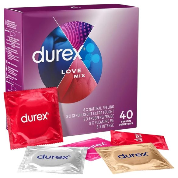 Durex Love Mix - kondomipaketti - 40 kpl