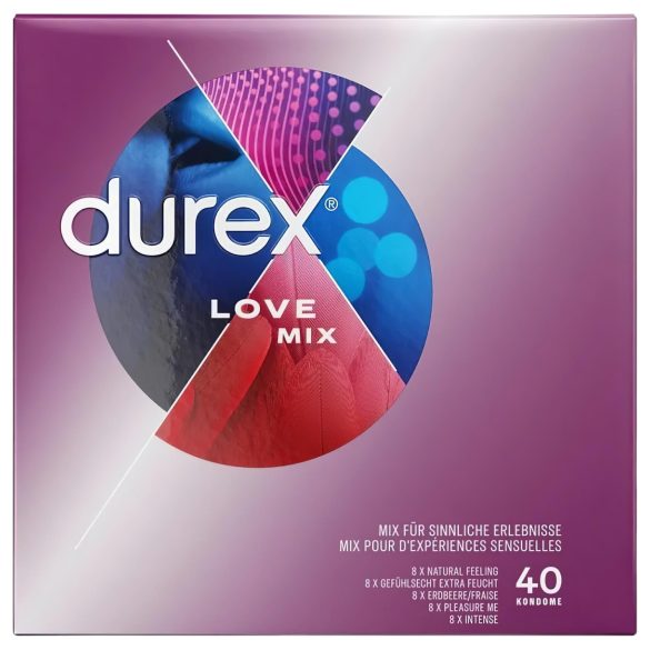 Durex Love Mix - kondomipaketti - 40 kpl
