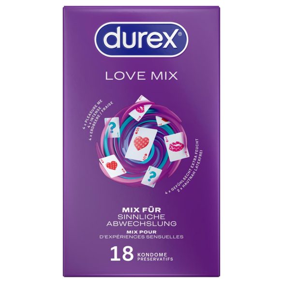 Durex Love Mix - kondomipakkaus 18 kpl