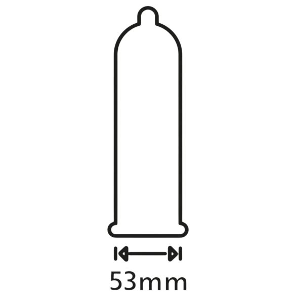 Secura Extra Fun - pilkullinen kondomi - 53mm - 12 kpl