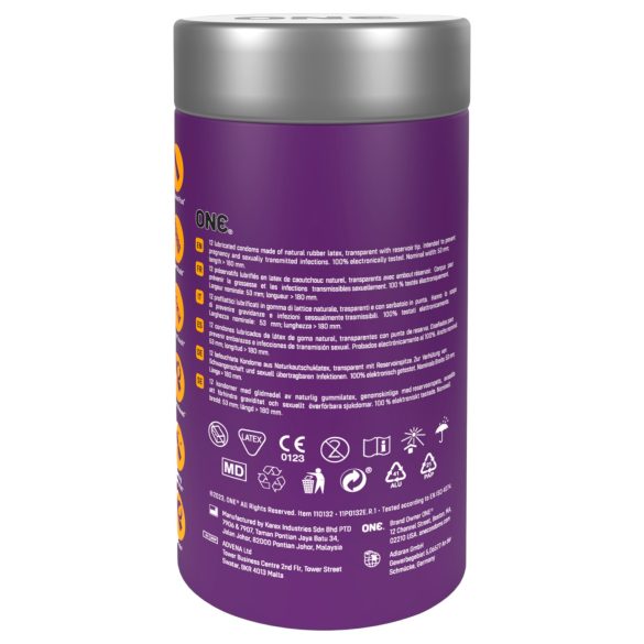 ONE - kondomi-pakkaus - sekavalikoima - 12 kpl