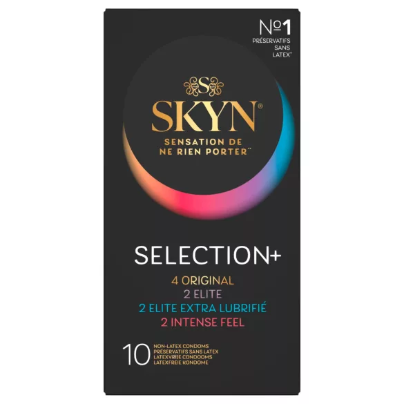 SKYN Selection+ - lateksiton kondomisekoitus (10 kpl)