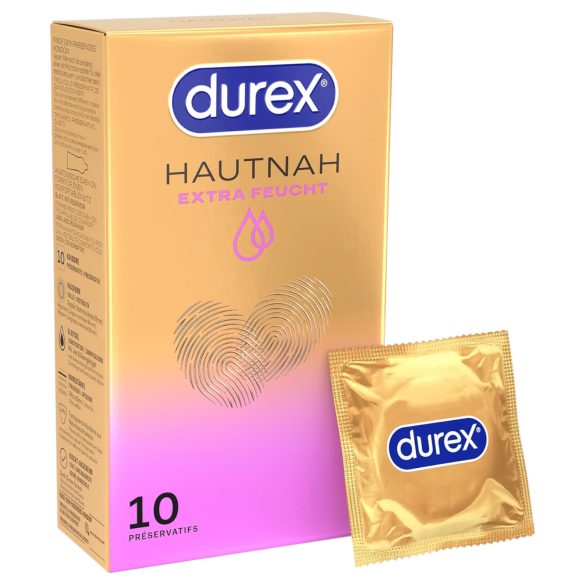 Durex Hautnah - kondomi - extra liukuvoide - 10 kpl
