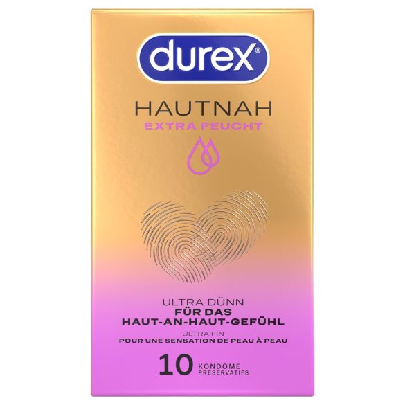 Durex Hautnah - kondomi - extra liukuvoide - 10 kpl