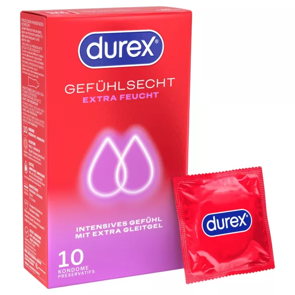Durex - extra liukastettu kondomi (10 kpl)