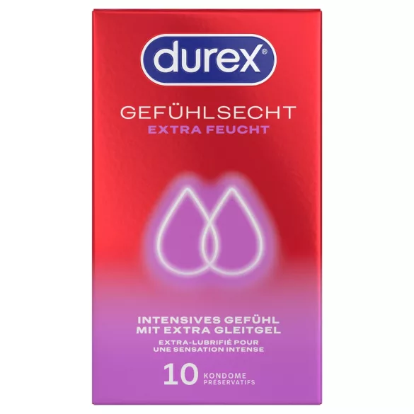 Durex - extra liukastettu kondomi (10 kpl)