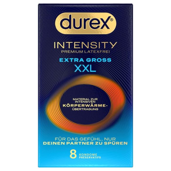 Durex Intensity XXL - lateksiton kondomi - 8 kpl