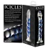Icicles No. 5 - lasidildo - spiraalinen - kirkas/sininen