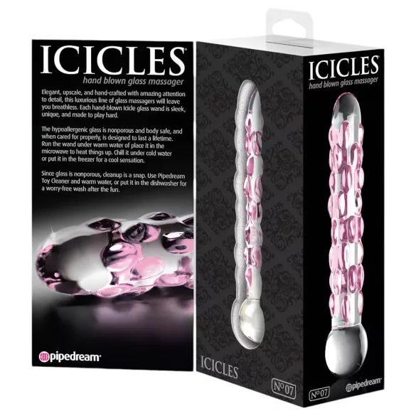 Icicles No. 7 - lasidildo - nystyrät - läpinäkyvä