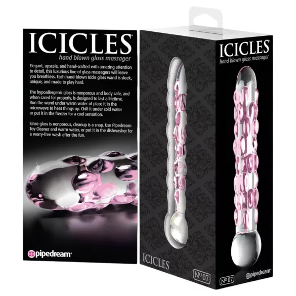Icicles No. 7 - lasidildo - nystyrät - läpinäkyvä