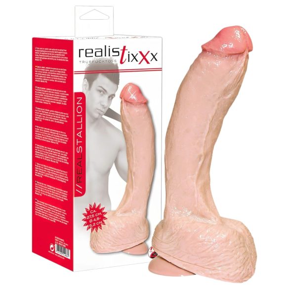 realistixxx Giant - iso dildo - realistinen - luonnollinen väri