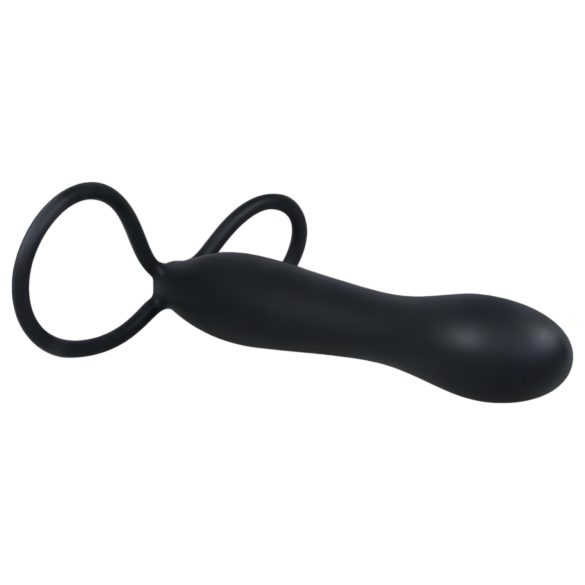 You2Toys - Erityinen anustappi ja penisrengas - musta