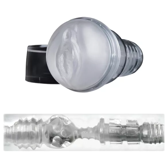 Fleshlight Ice Lady - läpinäkyvä tekovagina - kristallinkirkas