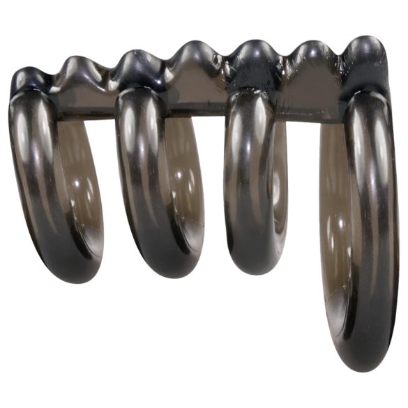 Bad Kitty - peniksen neliosainen piikkirengas - silikon