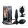 You2Toys True Black - Pumpattava anustappi (musta)
