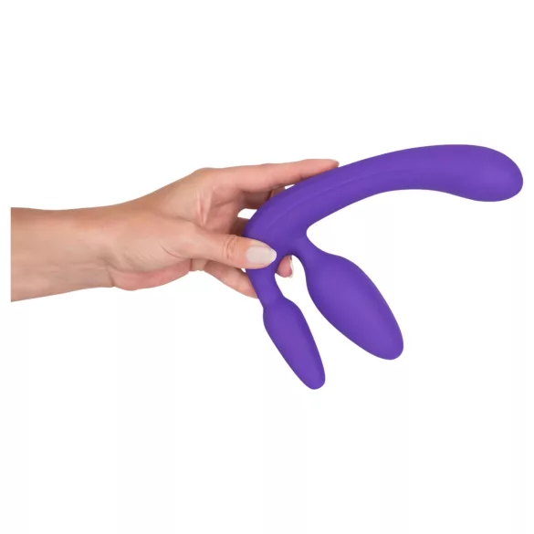 Tripla - Strap-on dildo ilman valjaita - lila