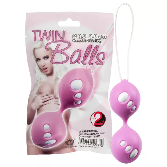 You2Toys - Geishakuulat - kaksiosainen - pinkki