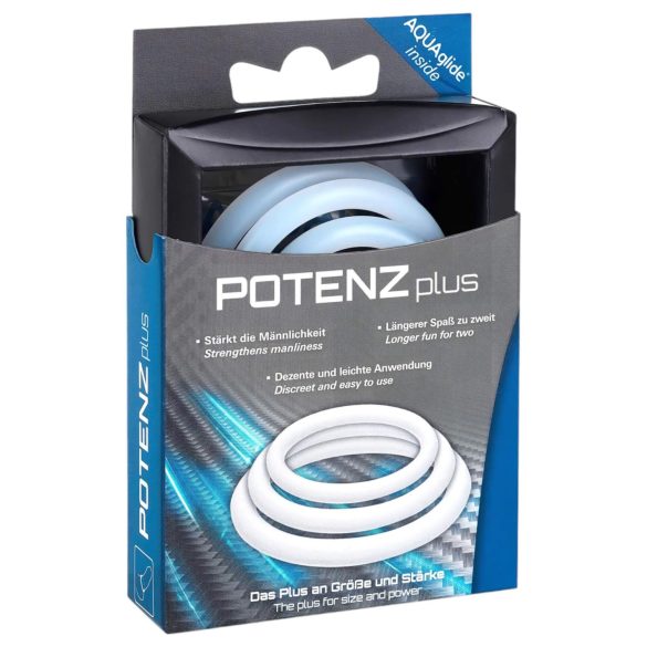 POTENZplus - penisrenkaat setti - 3 kpl