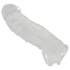 Crystal Skin - penisjatke penis-sleeve - läpinäkyvä