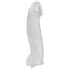 Crystal Skin - penisjatke penis-sleeve - läpinäkyvä
