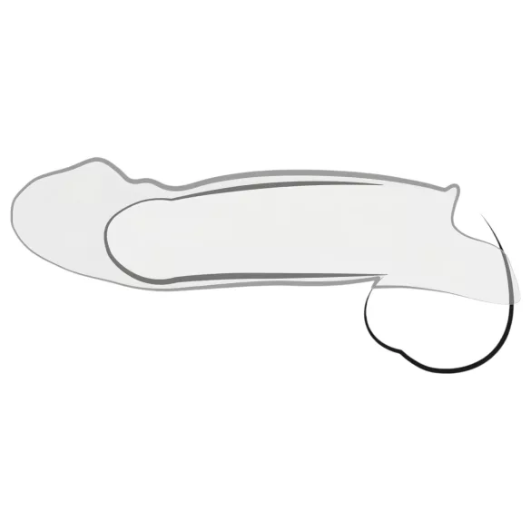 Crystal Skin - penisjatke penis-sleeve - läpinäkyvä