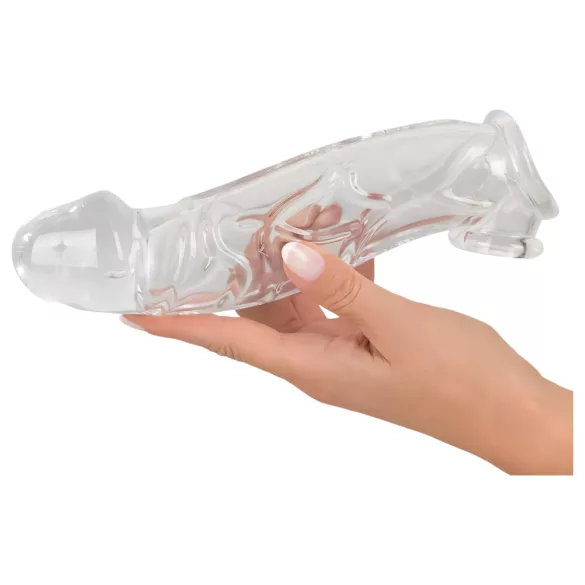 Crystal Skin - penisjatke penis-sleeve - läpinäkyvä