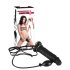 You2Toys täytettävä strap-on silikonidildo (musta)