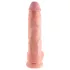 King Cock - realistinen dildo kiveksillä - 25 cm - beige
