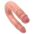 King Cock - kaksoisdildo - keskikoko - luonnollinen