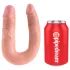 King Cock - kaksoisdildo - keskikoko - luonnollinen