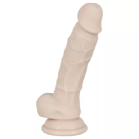 You2Toys - silikoninen dildon imukupilla - keskikokoinen (nude)