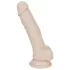 You2Toys - silikoninen dildon imukupilla - keskikokoinen (nude)