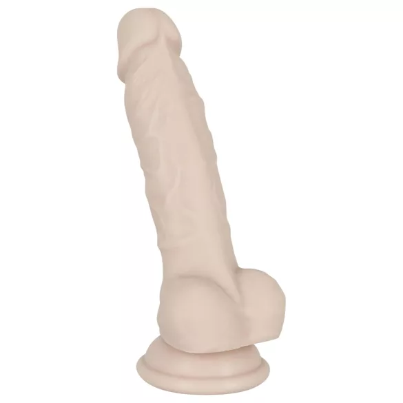 You2Toys - silikoninen dildon imukupilla - keskikokoinen (nude)