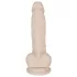 You2Toys - silikoninen dildon imukupilla - keskikokoinen (nude)